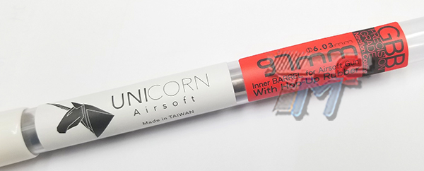 Unicorn Nitroflon Coating 6.03mm Ultimate Precision Inner Barrel For GBB (TM / WE / VFC)(97mm) - Click Image to Close